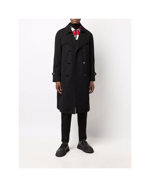 Céline Black Oversized Trench Coat for men