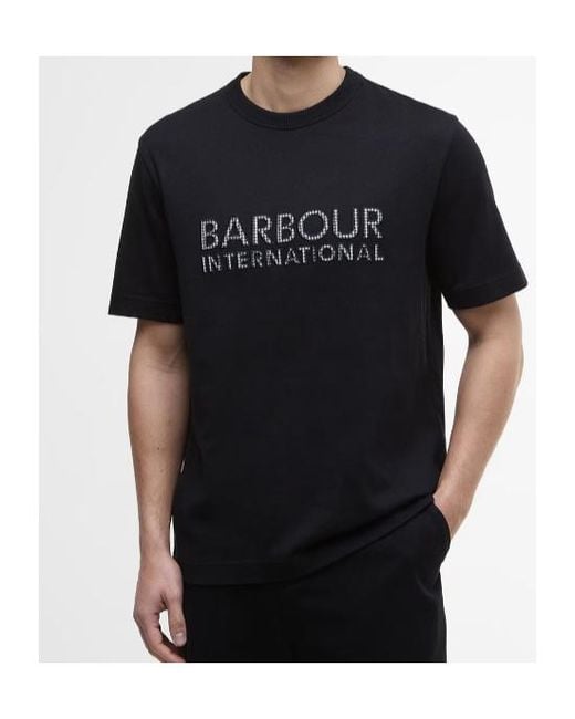 Barbour Black Bertie T-Shirt for men