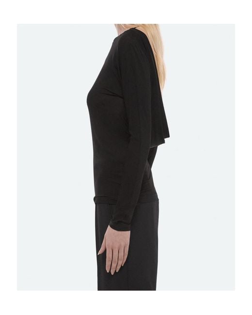 Helmut Lang Black Long-Sleeved T-Shirt