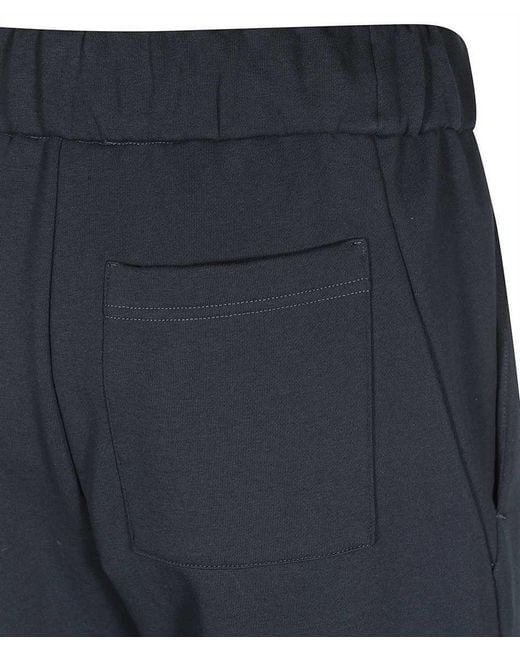 Max Mara Blue Drawstring Sweatpants