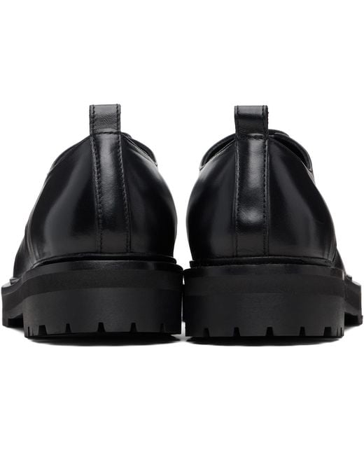 Studio Nicholson Black Jackson Derby Shoes for men