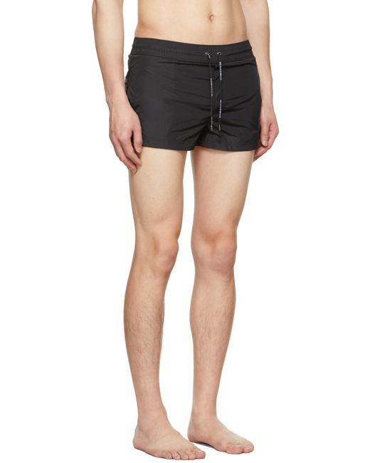 Dolce & Gabbana Blue Logo Patch Swimming Shorts for men