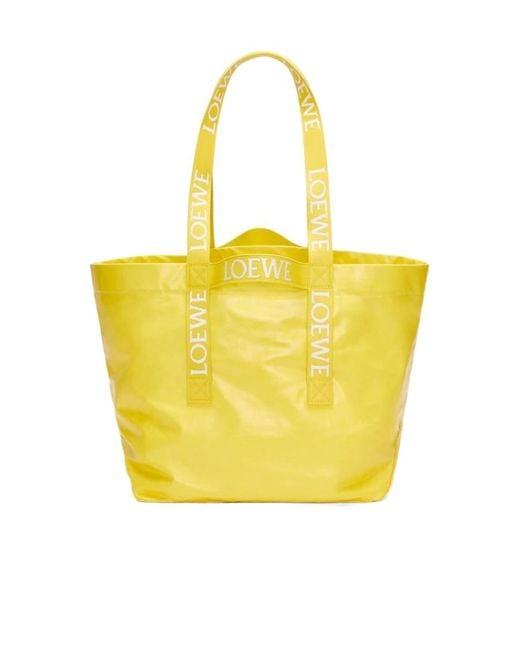 Loewe Yellow Fold Shopper for men