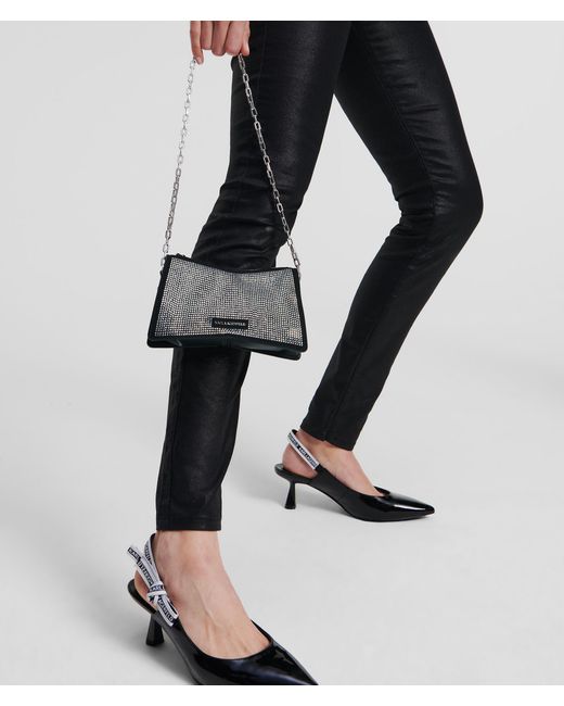 Karl Lagerfeld Black K/Seven Element Crossbody Bag