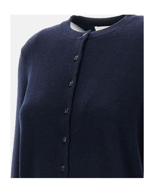 Lisa Yang Blue Karia Cashmere Cardigan