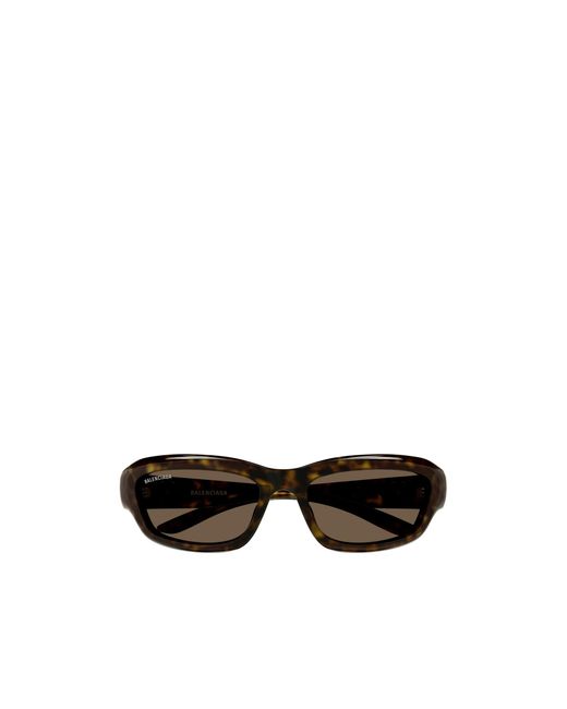 Balenciaga Black Eyewear Rectangular Frame Sunglasses for men