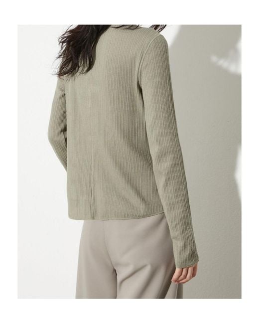 MAX&Co. Green Ribbed Knit T-Shirt