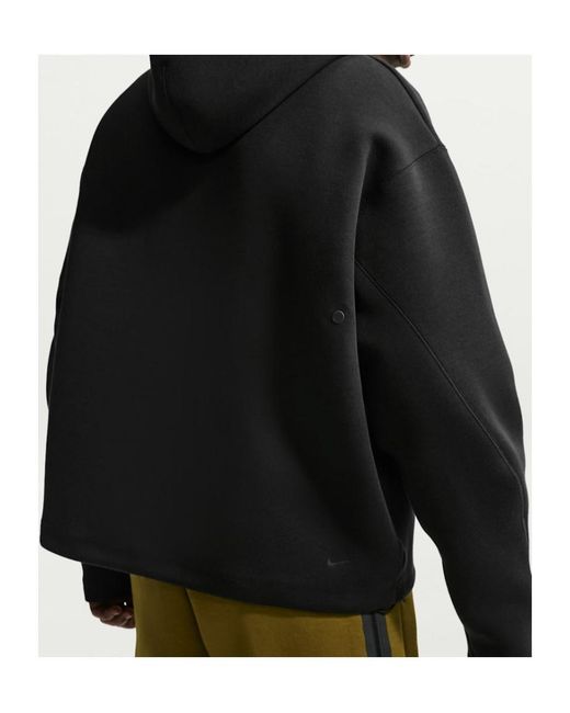 Nike Black Tech Fleece Full-Zip Hoodie for men