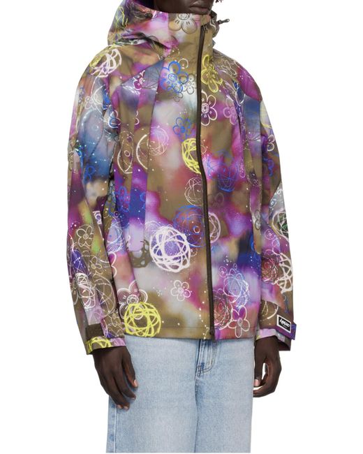 KENZO Purple X Futura 2000 Short Windbreaker for men