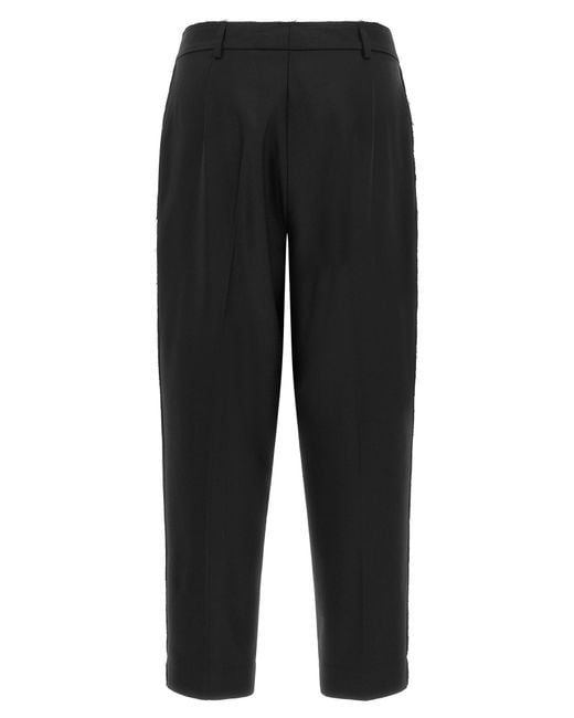 Gianluca Capannolo Black Casual Pants With Belt Loops