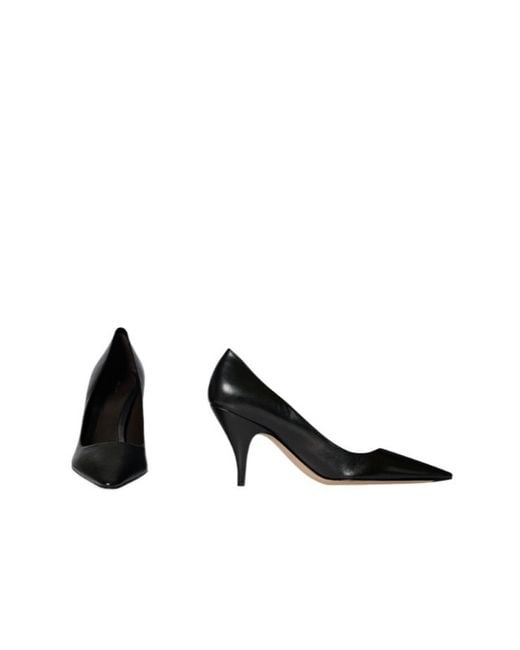The Row Black Liisa Pump Three