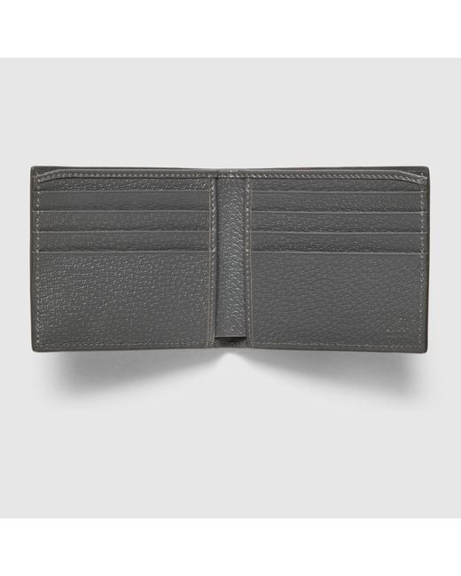 Gucci Black Monogrammed Bifold Wallet for men