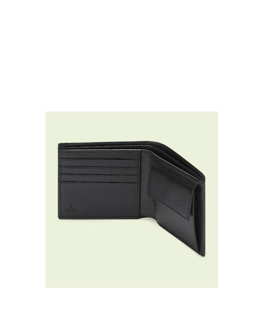 Gucci Black Horsebit Leather Bi-Fold Wallet for men