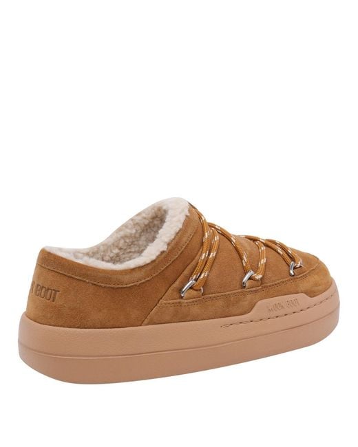 Moon Boot Brown Park Slippers