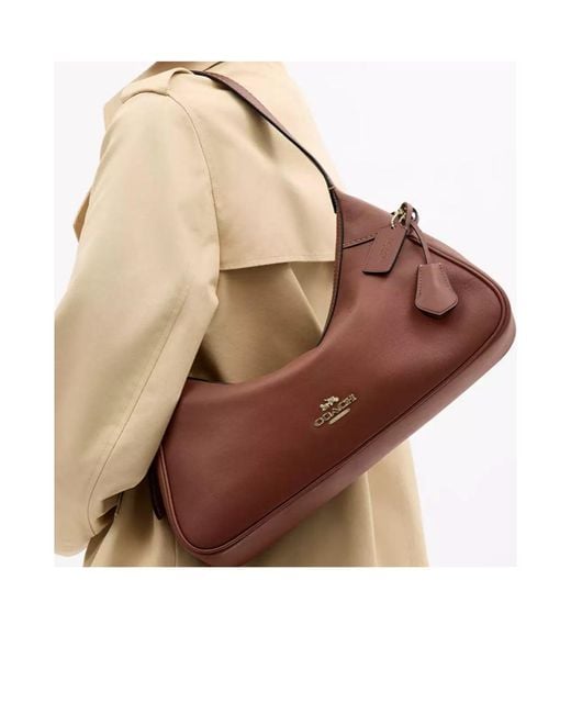 COACH Brown Ella Shoulder Bag