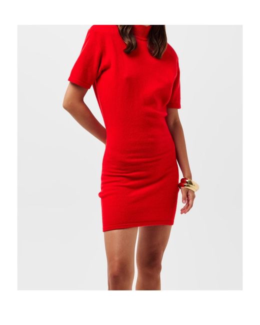 Jacquemus Red Short Sleeve Dress