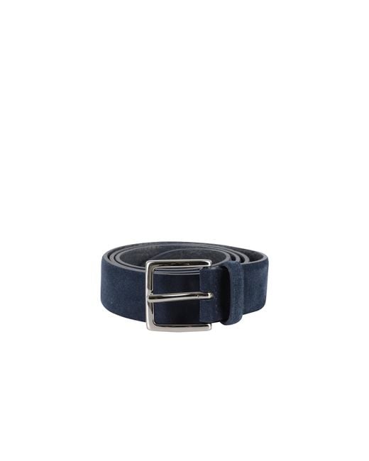 Orciani Blue Pin Buckle Belt for men