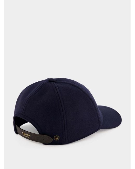 Tom Ford Blue Logo-Embroidered Baseball Cap for men