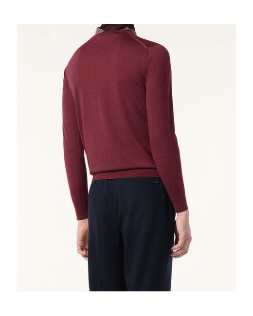 Loro Piana Red T-Shirt Crewneck for men