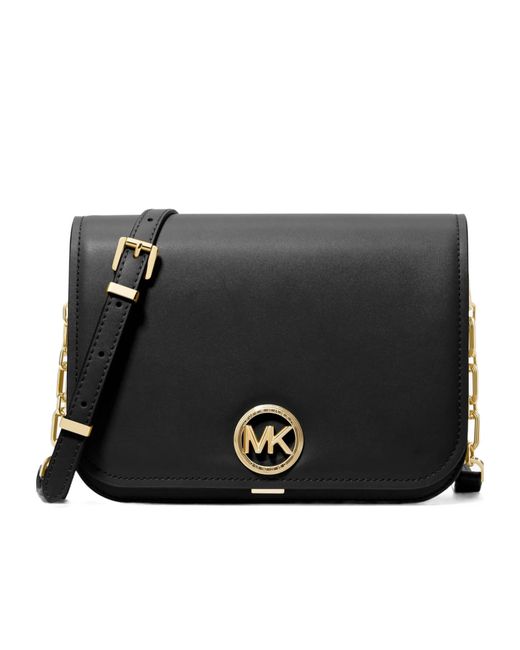 MICHAEL Michael Kors Black Delancey Medium Messenger Bag