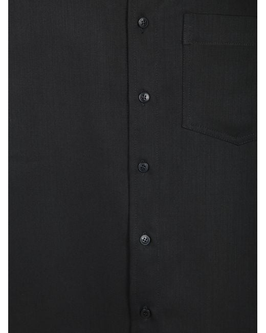 Costumein Black Richard Twill Overshirt Jacket for men