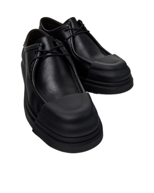 Camper Black Chunky Lace-Up Shoes for men