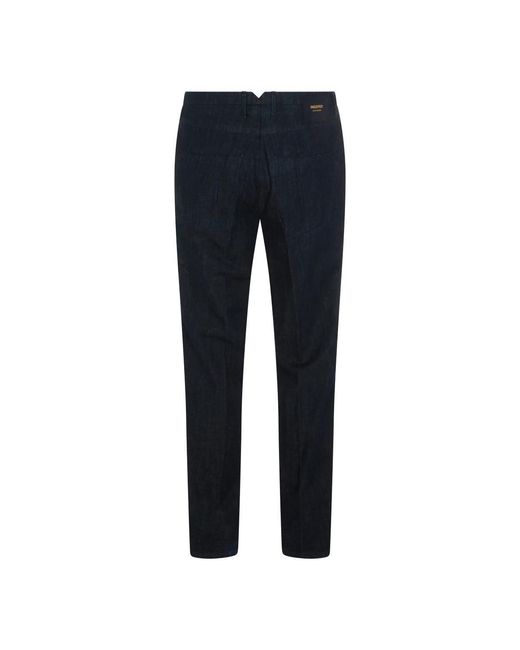 Incotex Blue Pleated Slim Jeans for men