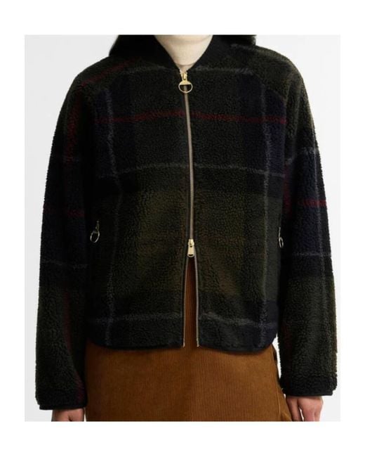 Barbour Black Plaid Jacket
