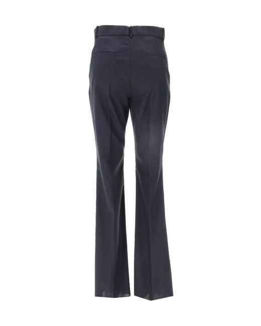 Vivetta Blue Press-Crease Trousers