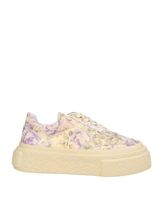 MM6 by Maison Margiela Natural Floral Platform Sneakers