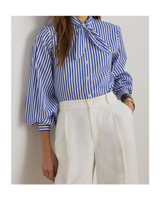 Ralph Lauren Blue Striped Shirt