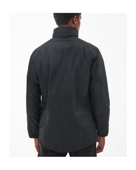 Barbour Black Sapper Wax-Finish Jacket for men