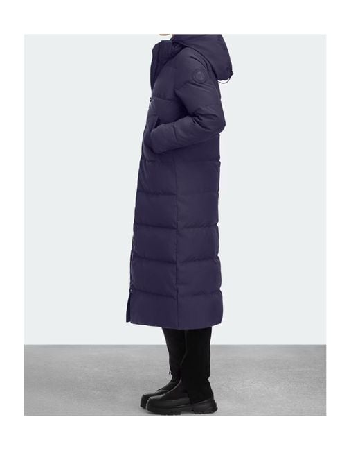 Canada Goose Blue Mystique Parka Tonal Label