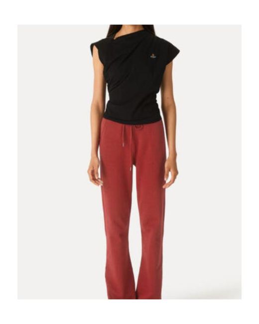 Vivienne Westwood Black Orb Logo Cap Sleeve Top