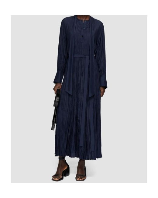 Joseph Blue Lisa Silk Maxi Dress