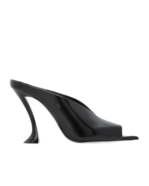 Lanvin Black Midnight Step Peep Toe Sandals