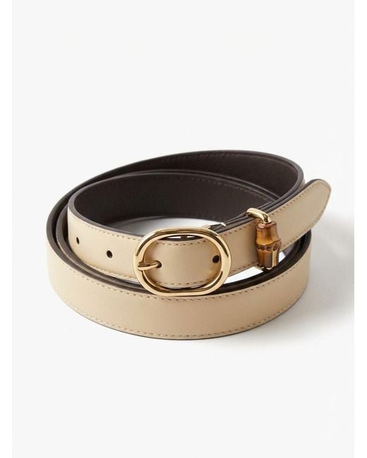 Gucci Black Thin Belt With Oval Buckle