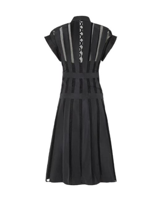 Fendi Black Faille Dress