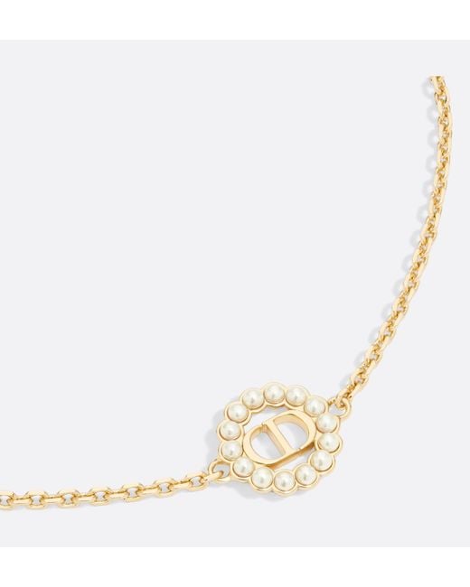 Dior Metallic Petit Cd Circle Bracelet
