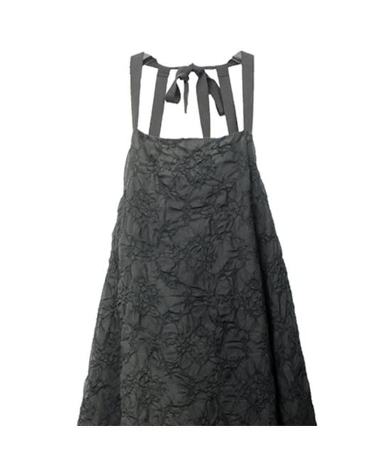 Marc Le Bihan Black Strapped Dress