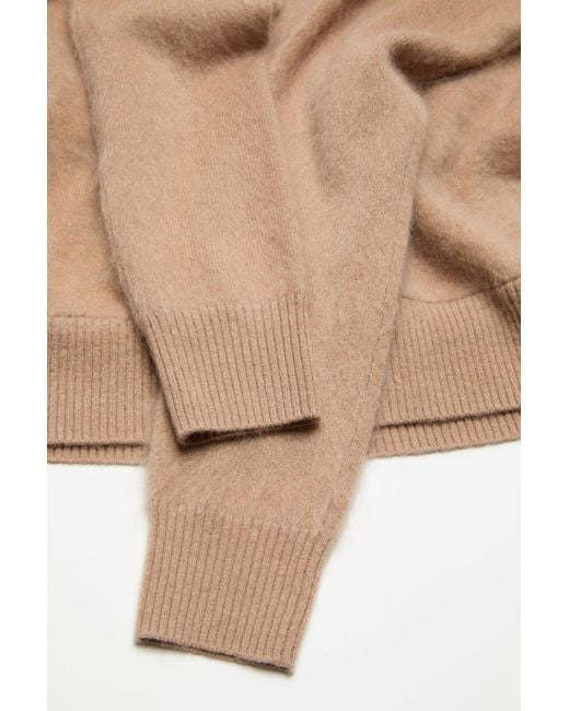 Acne Natural V-Neck Sweater
