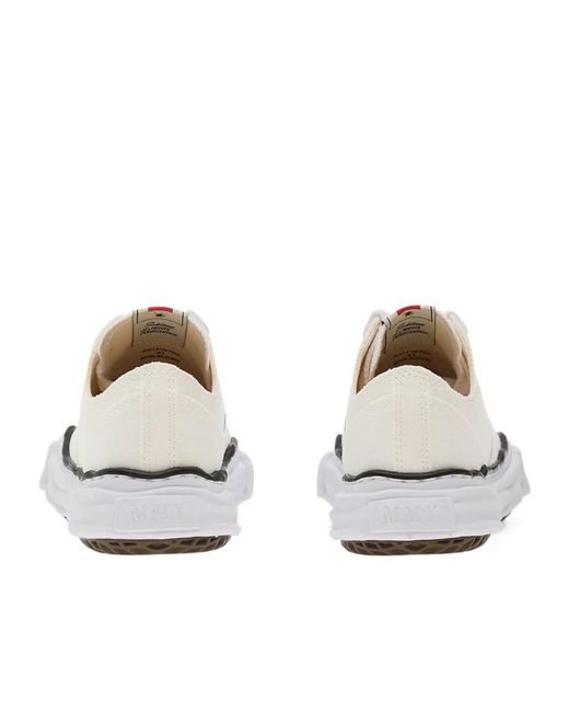 Maison Mihara Yasuhiro White Lace-Up Sneakers for men