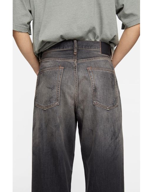 Acne Gray 1981 Loose Fit Jeans for men