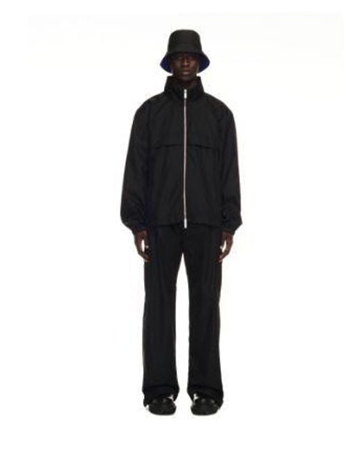 Off-White c/o Virgil Abloh Black Full-Zipped Wind Breaker Jacket for men