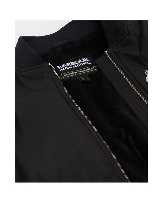 Barbour Black Long-Sleeved Casual Jacket