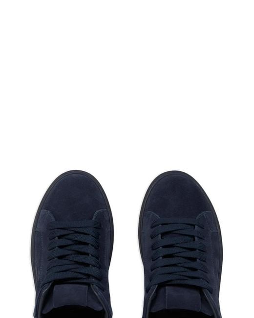 Etro Blue Suede Sneakers for men