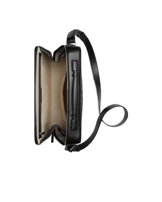 Bottega Veneta Black Getaway Slim Briefcase for men