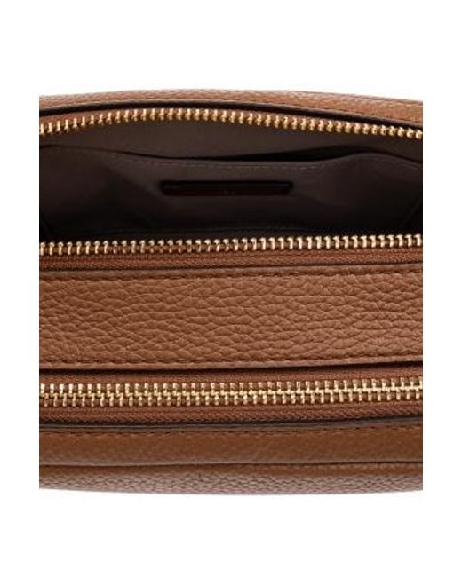 MICHAEL Michael Kors Brown Chain-Strap Leather Tote Bag