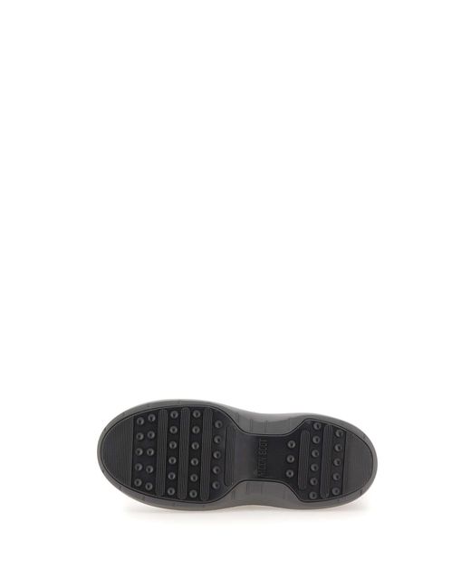 Moon Boot Gray Luna Logo Debossed Slip-On Boots for men