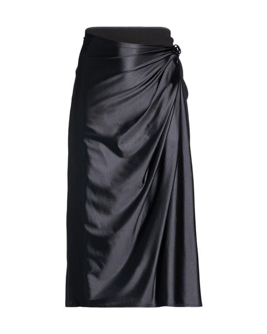 DIESEL Black Midi Skirt